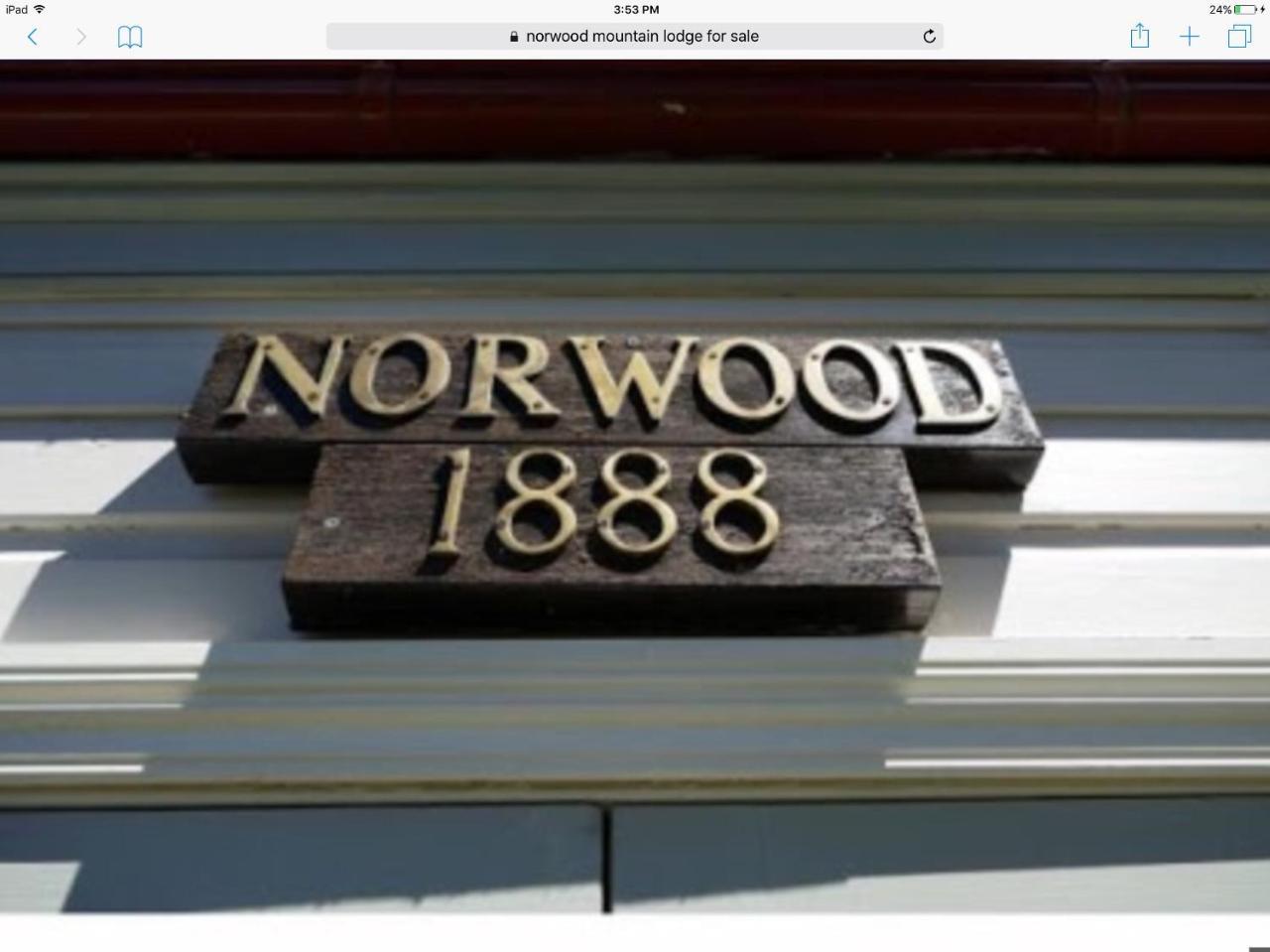 Norwood Mountain Lodge 블랙히스 외부 사진